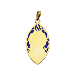 Médaille DROPSY en or jaune et émail