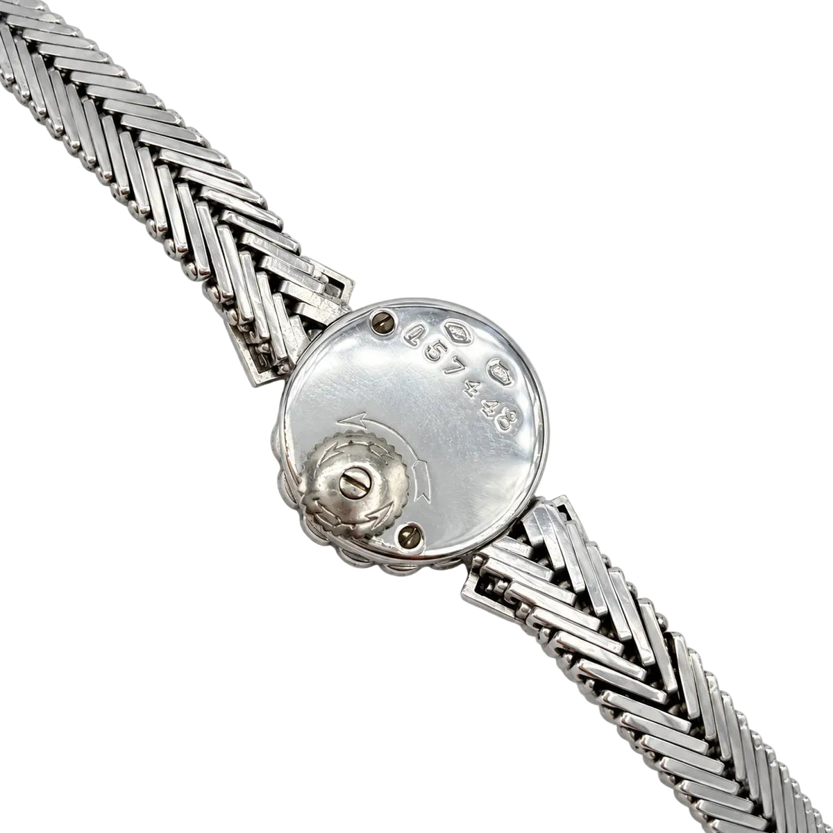 Montre JAEGE-LECOULTRE en or blanc et diamants