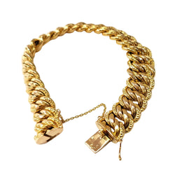 Bracelet Maille en or jaune