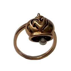 Bague CHANTECLER "Campanella" en or rose et diamant