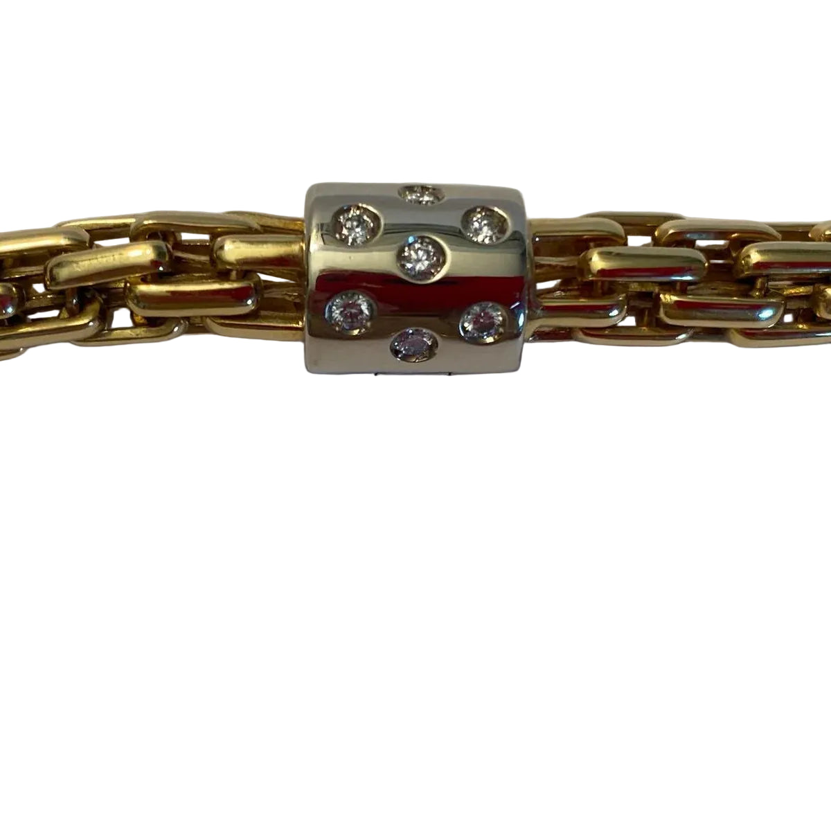 Collier Maille POMELLATO en or blanc, or jaune et diamants