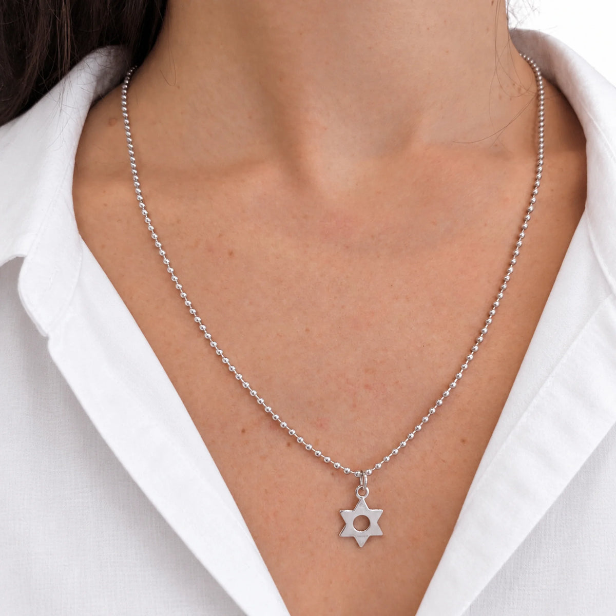 Collier Pendentif DINH VAN en or blanc