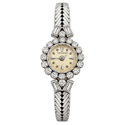 Montre JAEGE-LECOULTRE en or blanc et diamants