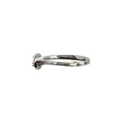 Bague Solitaire JULIETTE en or blanc et diamants