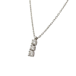 Collier Pendentif en or blanc et diamants