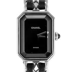 Montre CHANEL "Première" en acier et cuir