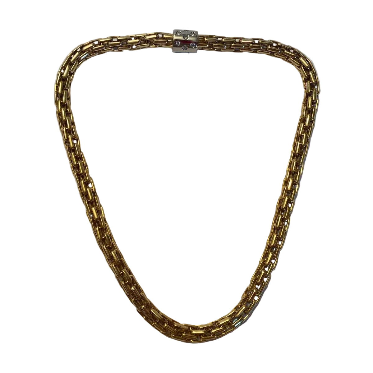 Collier Maille POMELLATO en or blanc, or jaune et diamants