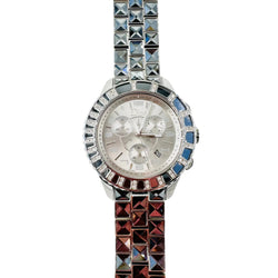 Montre DIOR "Christal" en acier, cristal saphir et diamants