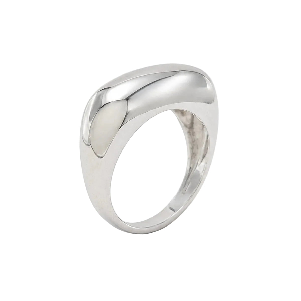 Bague Jonc en or blanc