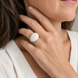 Bague Cocktail POMELLATO Victoria en or rose, agate et diamant