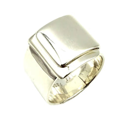 Bague HERMÈS Pliage en argent