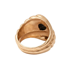 Bague Tank en or rose et diamant