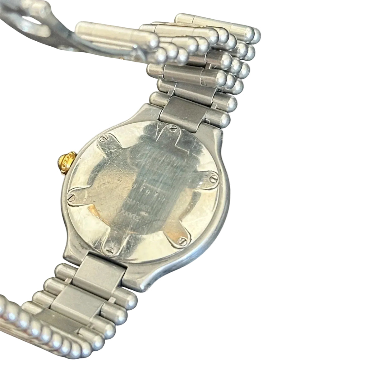 Montre CARTIER "Must 21" en acier et plaqué or