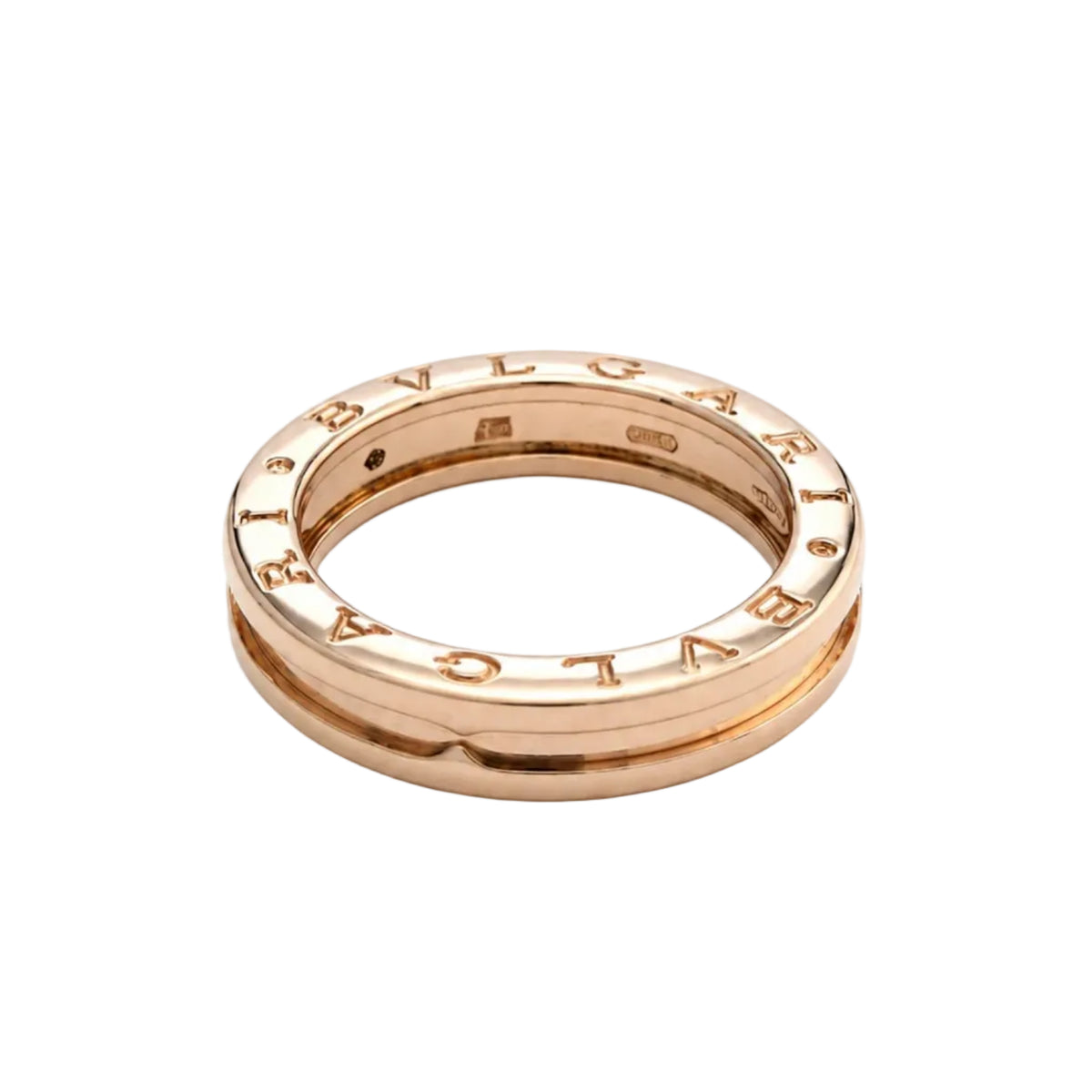 Bague Alliance BULGARI "B.Zero1" en or rose