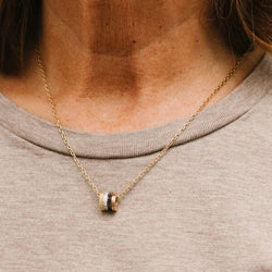 Collier Pendentif BOUCHERON "Quatre" en or jaune, or rose, or blanc, PVD et diamants