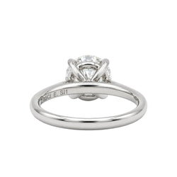 Bague Solitaire en or blanc et diamant