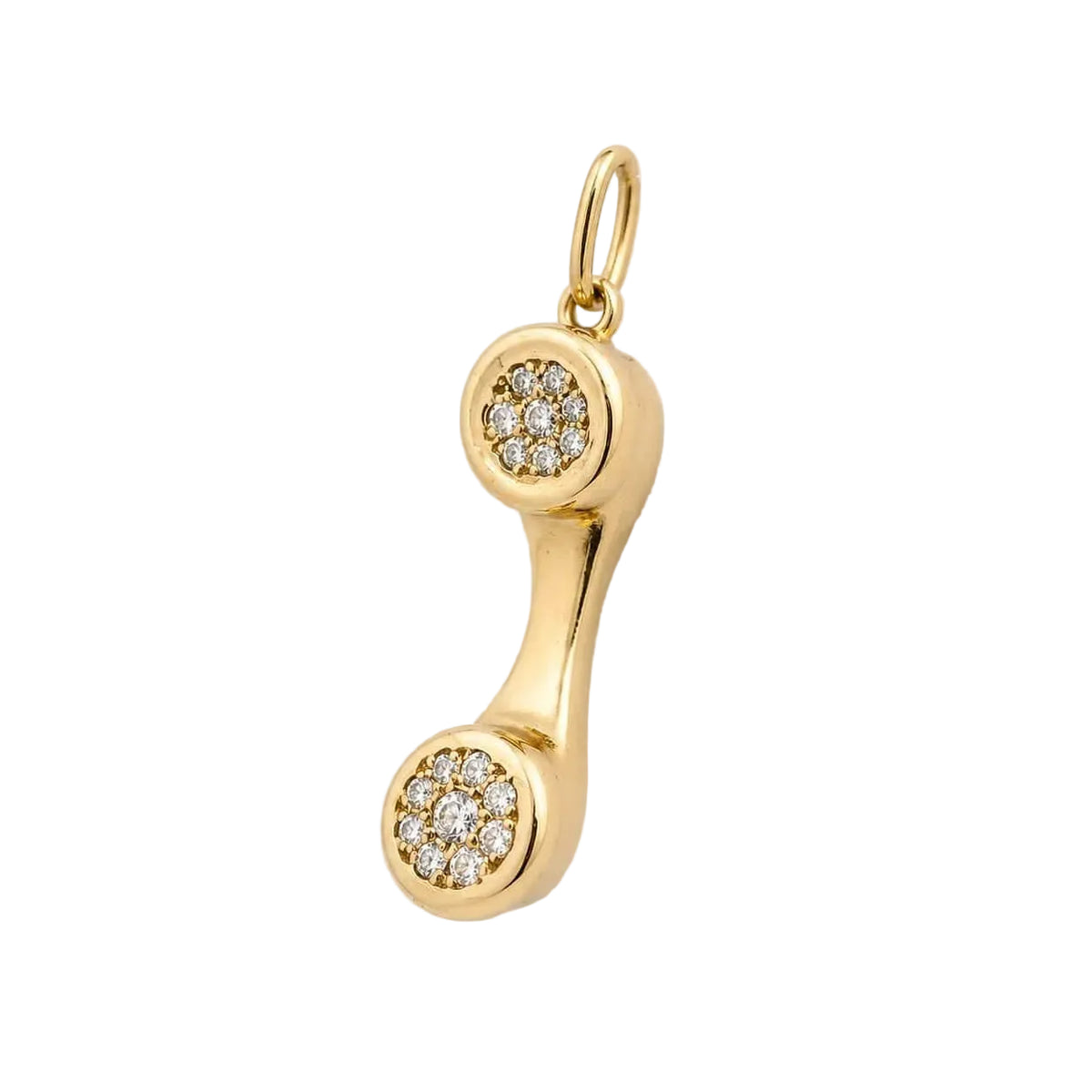 Pendentif en or jaune et diamants