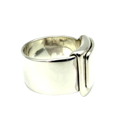 Bague HERMÈS Pliage en argent