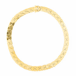 Collier Maille en or jaune, or blanc et or rose