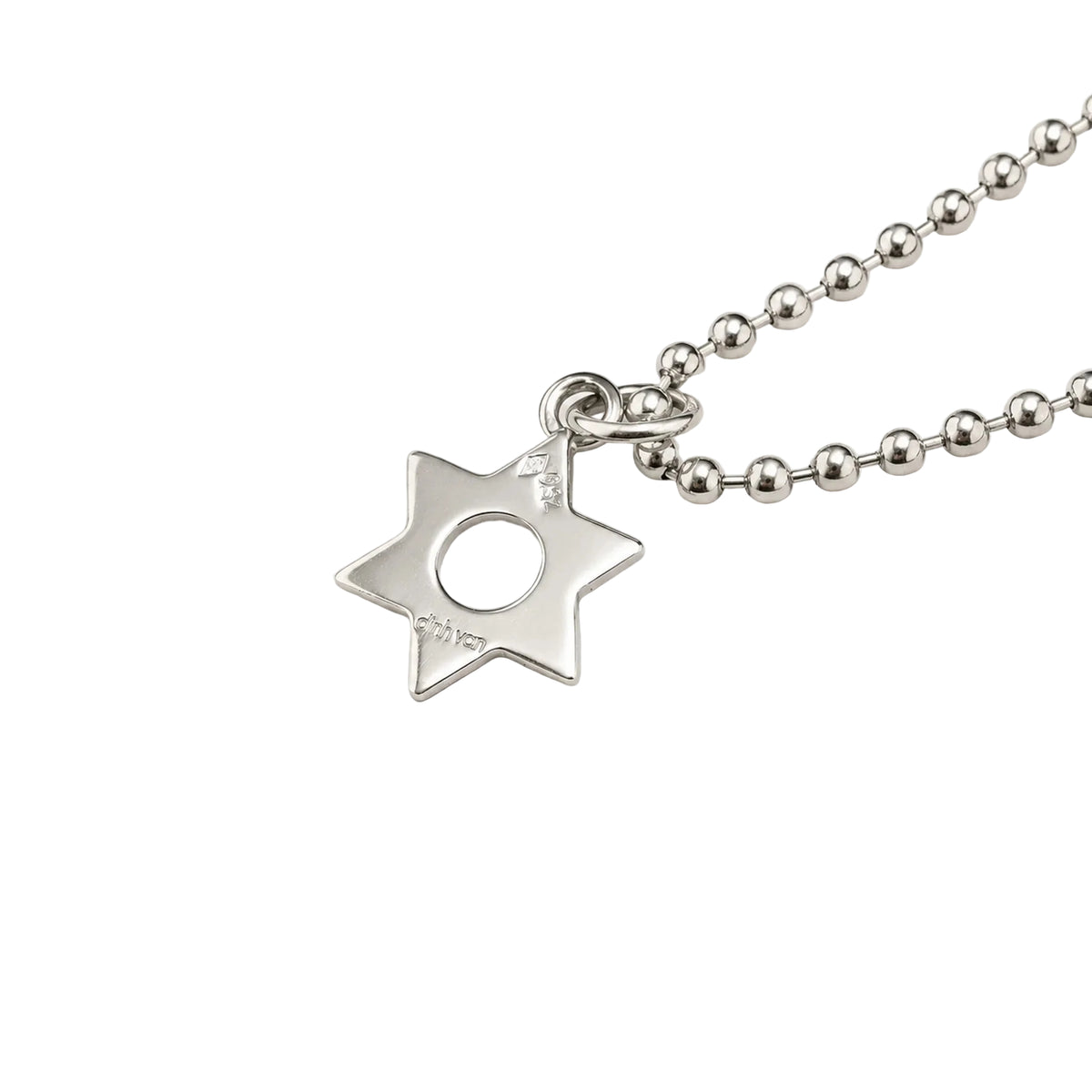 Collier Pendentif DINH VAN en or blanc