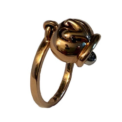 Bague CHANTECLER Campanella en or rose et diamant