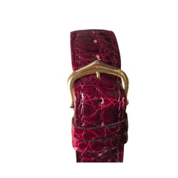 Montre CARTIER "Tank" en vermeil et cuir