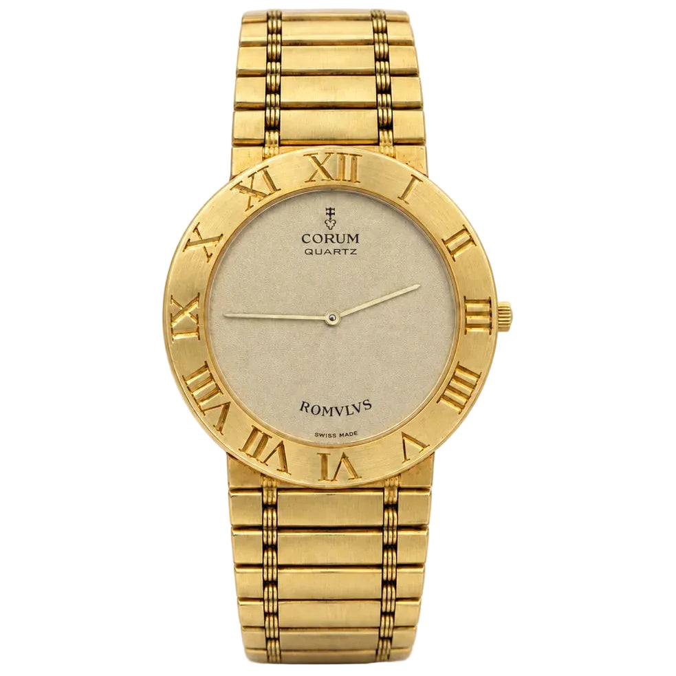Montre CORUM "Romvlvs" en or jaune