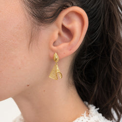 Boucles d’oreilles Pendantes en or jaune