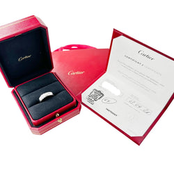 Bague Alliance CARTIER "Cartier d'Amour" en platine