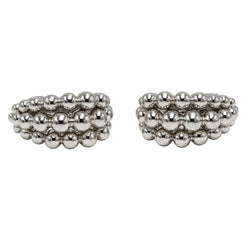 Boucles d'oreilles Clips BOUCHERON Grains de raisin en or blanc