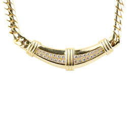 Collier Maille en or jaune et diamants