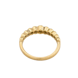 Bague Alliance en or jaune et diamants