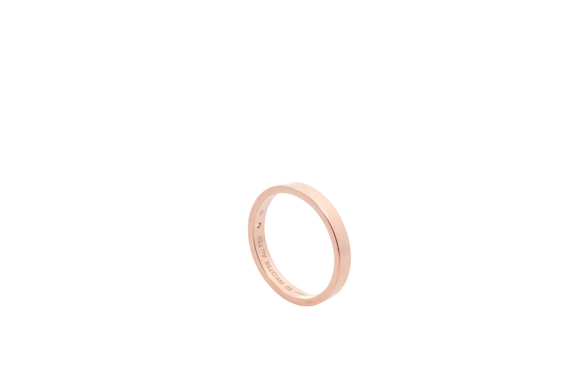 Bague Alliance CARTIER C de Cartier en or rose et diamant