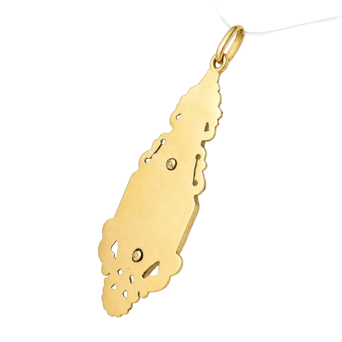 Pendentif en or jaune et turquoise