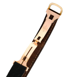 Montre CARTIER "Cristallor" en or jaune, or rose et cuir