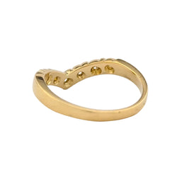 Bague en or jaune et diamants