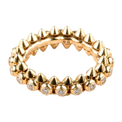 Bague CARTIER Clash en or rose et diamants
