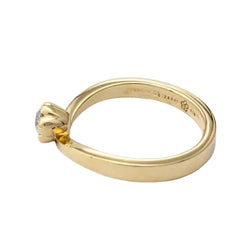 Bague Solitaire en or jaune et diamant