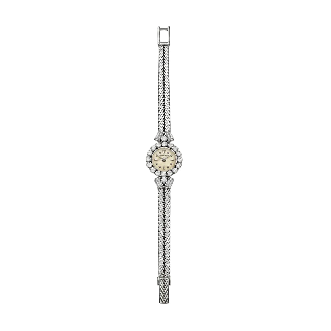 Montre JAEGE-LECOULTRE en or blanc et diamants