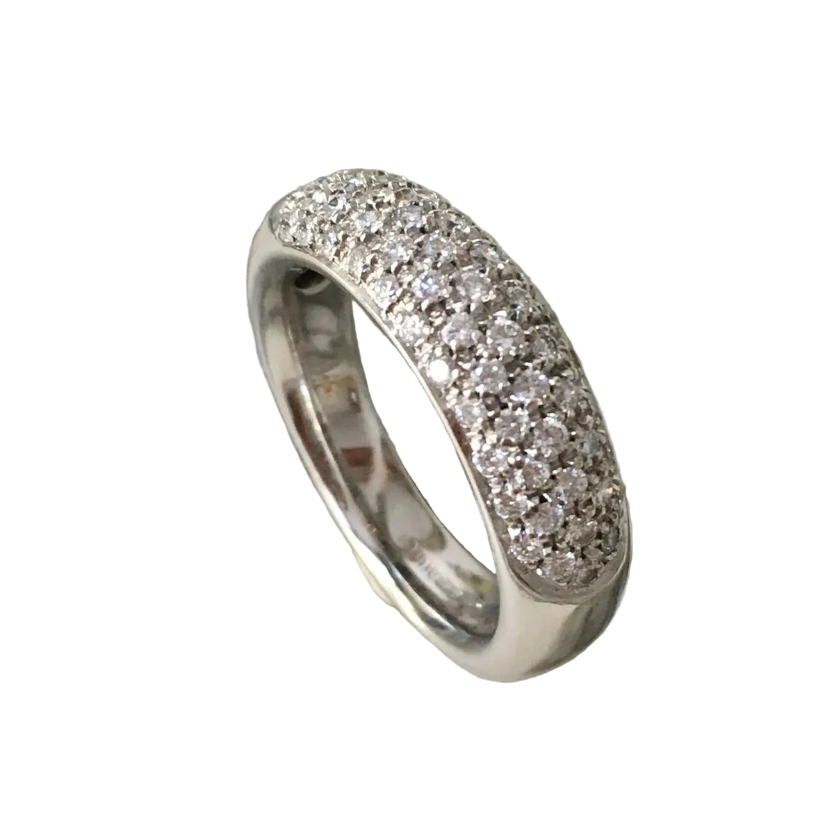 Bague Pavée DAMIANI en or blanc et diamants