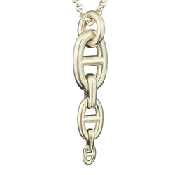 Collier Pendentif HERMÈS "Chaîne d'ancre enchaînée" GM en argent