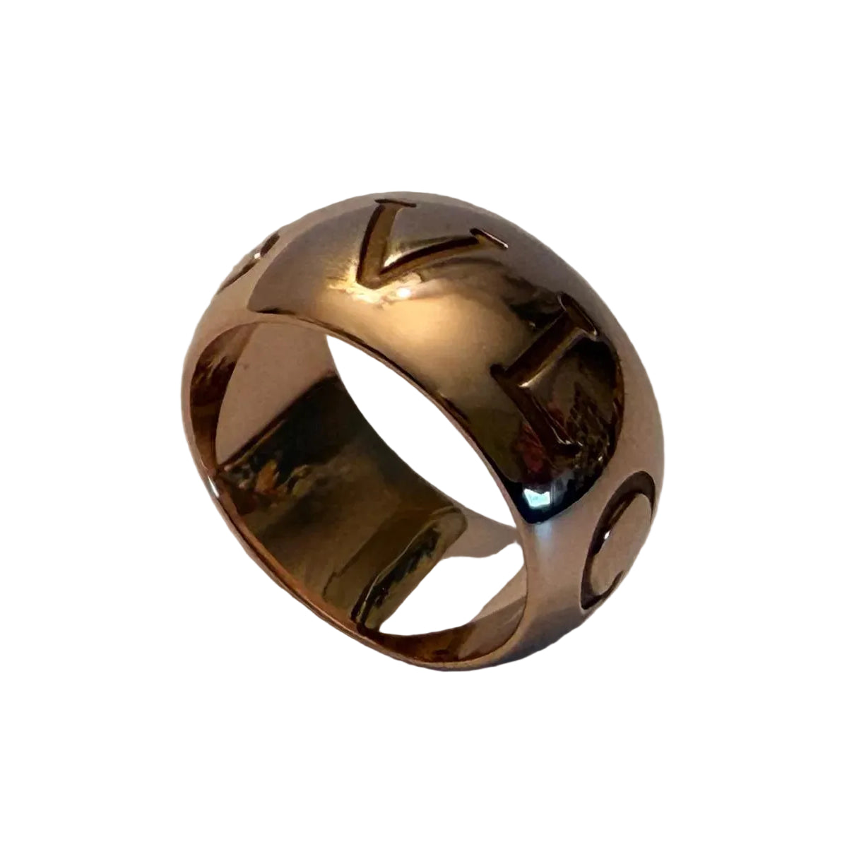 Bague Bandeau BULGARI "Monologo" en or rose