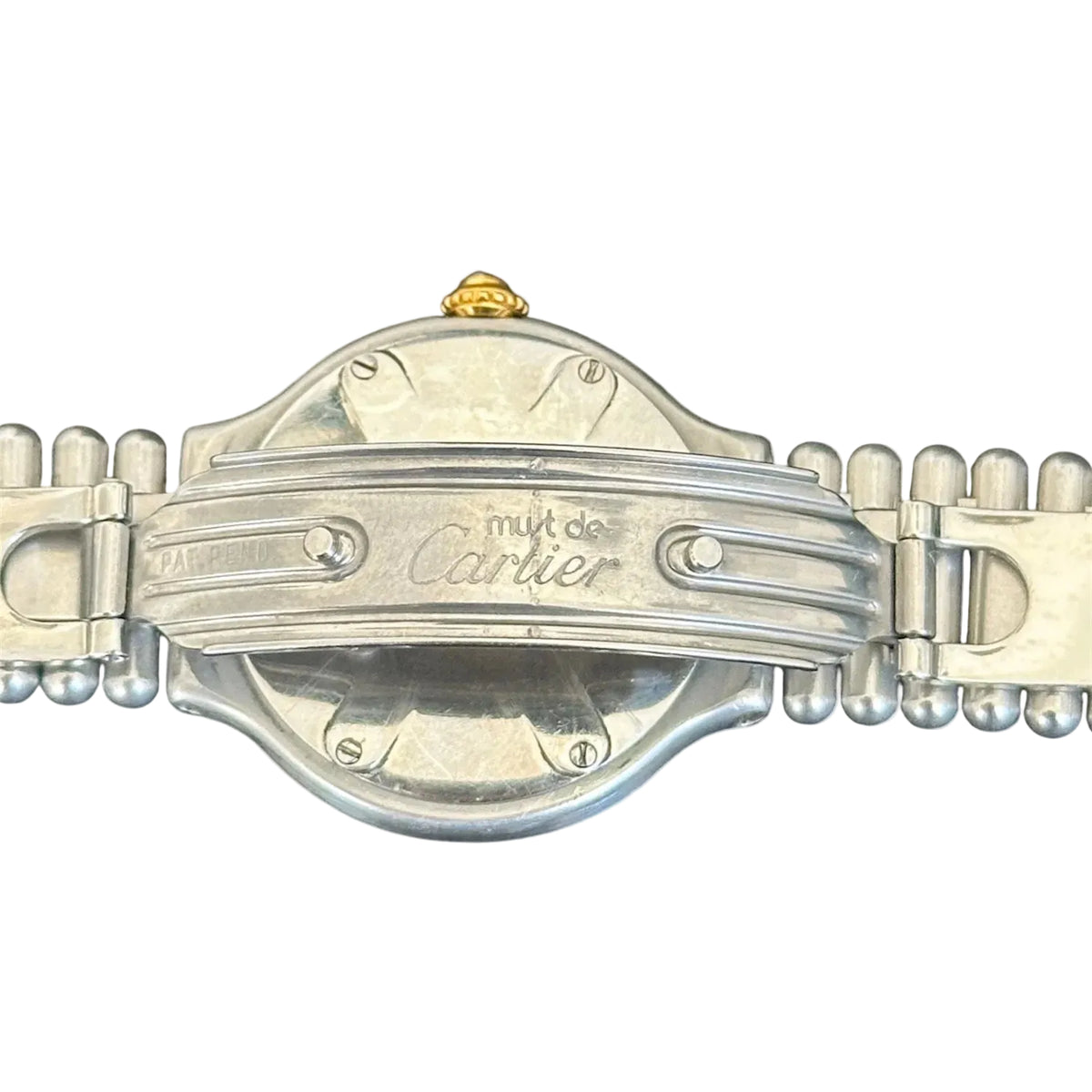 Montre CARTIER "Must 21" en acier et plaqué or