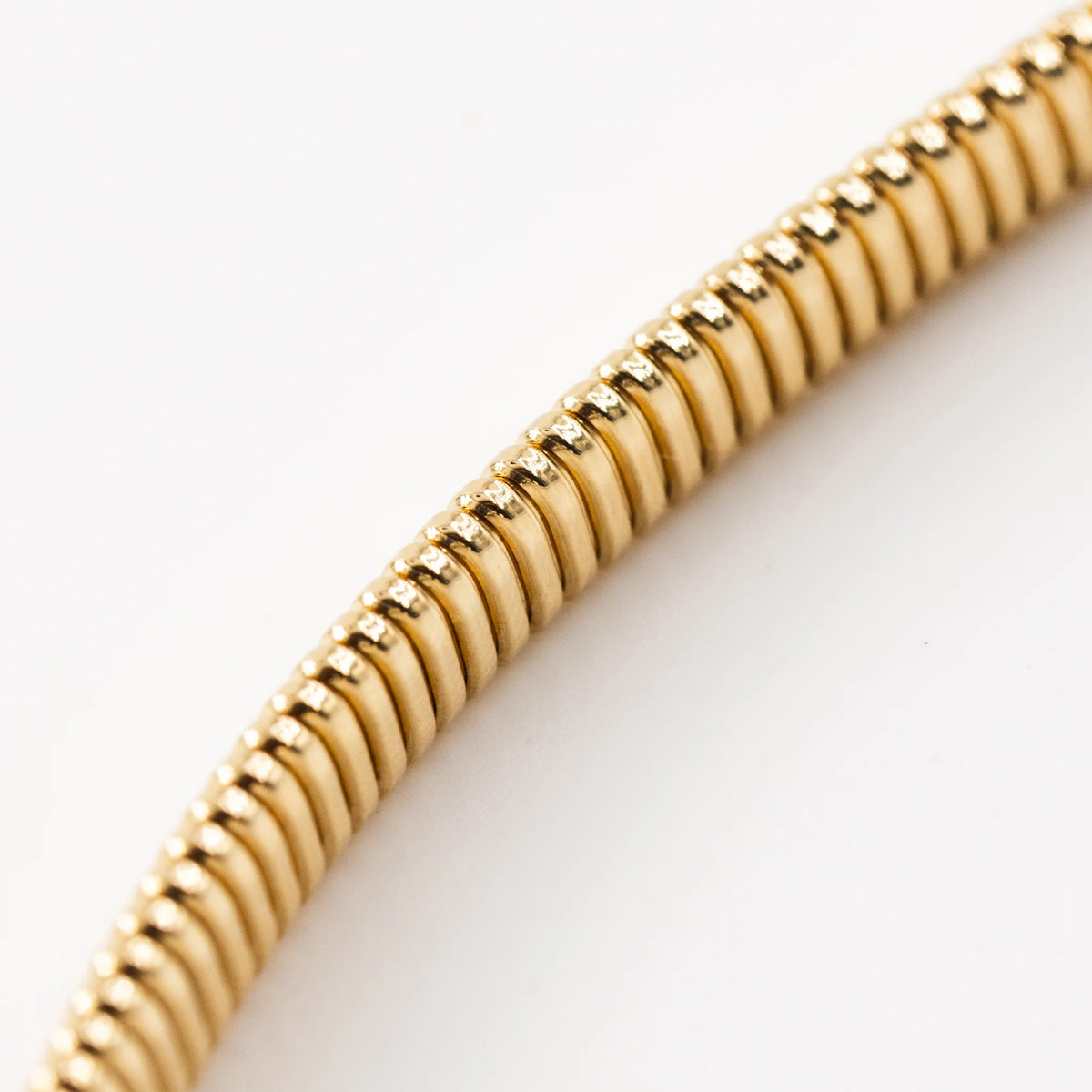 Bracelet Tubogas en or jaune et diamants