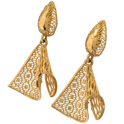 Boucles d’oreilles Pendantes en or jaune