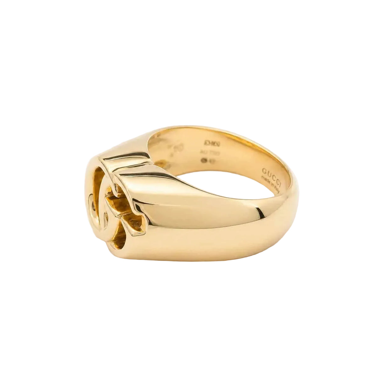 Bague Chevalière GUCCI en or jaune
