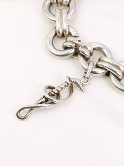 Gaétan de Percin (attribué à HERMES) Bracelet en argent et breloques thème hippique - Castafiore