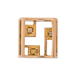 Garel Pendentif Or rose Diamant - Castafiore
