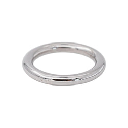 Ginette NY Bague Alliance Be my white domed band Or blanc - Castafiore