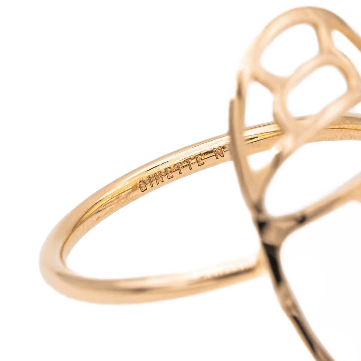 Ginette NY Bague Or rose - Castafiore